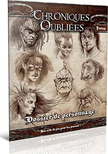 Jeux de Rôles Chroniques Oubliées Dossiers de personnage