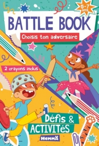 Battle book - 5-7 ans - défis et activités - 2 blocs d'activités - jeux - 2 crayons