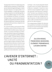 L avenir d internet : unite ou fragmentation ?