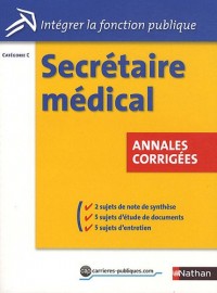 Secrétaire médical - Annales corrigées