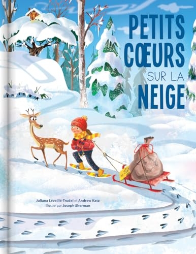 Petits coeurs sur la neige