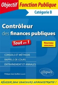 Contrôleur des Finances Publiques Catégorie B Tout en 1 Nouveau Concours