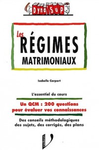 Les régimes matrimoniaux