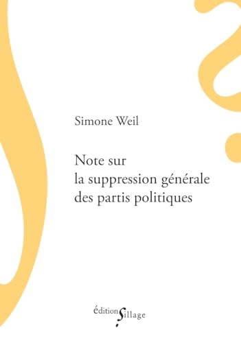 Note sur la suppression générale des partis politiques