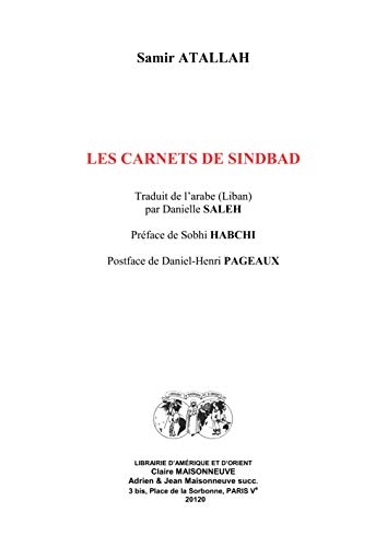 Les carnets de Sindbad