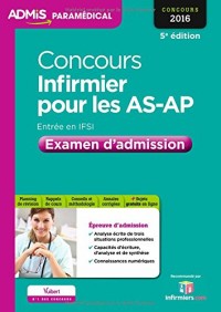 Concours Infirmier pour les AS et AP - Entrée en IFSI - Examen d'admission - Entraînement - Concours 2016