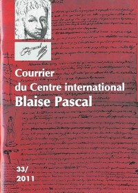 Courrier du Centre international Blaise Pascal, N° 33/2011 :