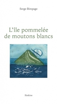 L'île pommelée de moutons blancs