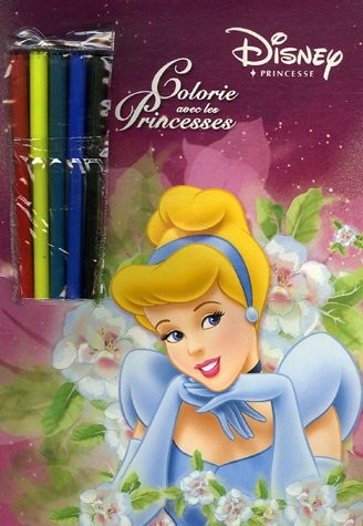 Colorie avec les Princesses : Avec des feutres