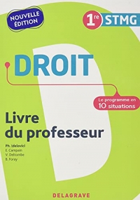 Droit 1re STMG (2021) - Pochette - Livre du professeur (2021)