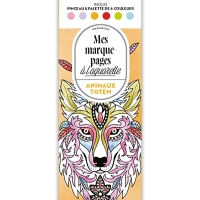 Mes marque-pages à l'aquarelle - Animaux totem