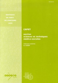 CAPET Sciences et Techniques médico-sociales : Concours externe et CAFEP