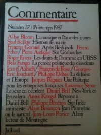 Commentaire n° 37 - Printemps 1987