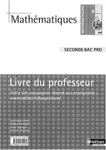 Mathématiques - 2e Bac Pro