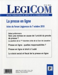 Légicom N°46. La presse en ligne