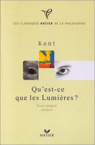 Qu'est-ce que les Lumières ?, Emmanuel Kant