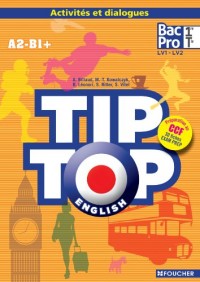 TIP-TOP ENGLISH 1re Tle Bac Pro CD audio