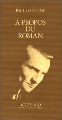 A propos du roman [9782903098643]