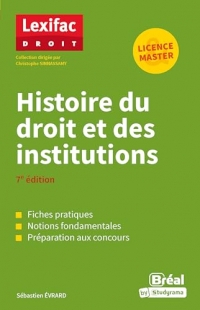 Histoire du droit et des institutions