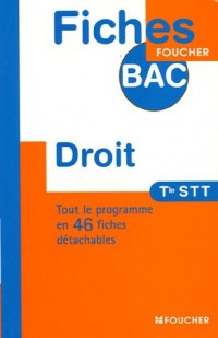 Droit Tle STT