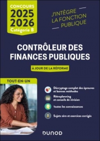 Concours Contrôleur des finances publiques - 2025-2026 - Tout-en-un: Tout-en-un
