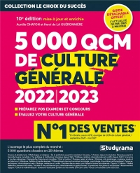 5000 QCM de culture générale 2022-2023