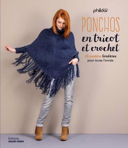 Ponchos en tricot et crochet