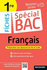Spécial Bac Fiches Français 1re Bac 2022: Tout le programme en 53 fiches, mémos, schémas-bilans, exercices et QCM