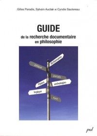 Guide de la recherche documentaire en philosophie