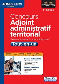 Concours Adjoint administratif territorial - Catégorie C - Tout-en-un - Concours 2018-2019