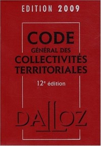 Code général des collectivités territoriales 2009