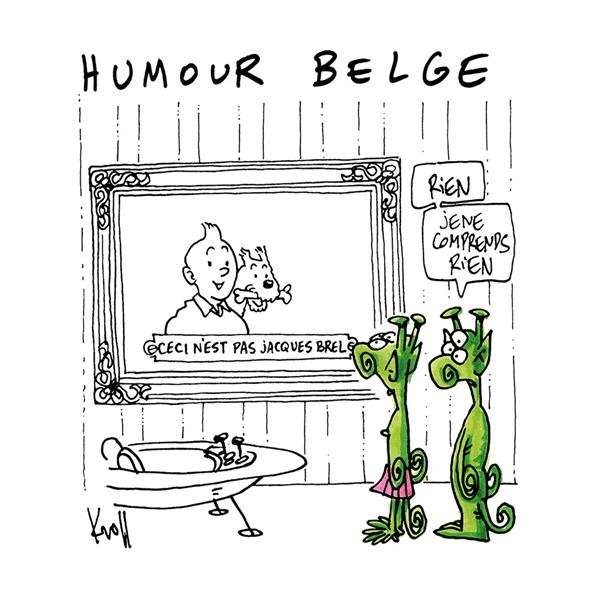 Humour belge : Digigraphie signée et numérotée