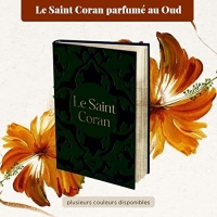 Saint Coran - Bilingue (ar,fr) - 14x19 - Vert fonce - Dorure - SENTEUR OUD