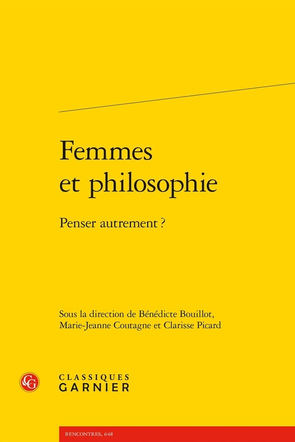 Femmes et philosophie - penser autrement ?: PENSER AUTREMENT ?