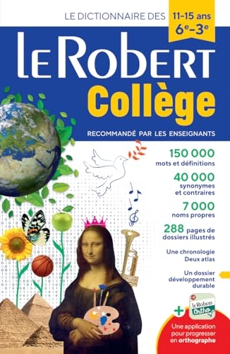Dictionnaire Le Robert Collège - 11/15 ans - 6e-5e-4e-3e