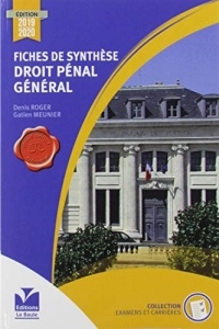 Fiches de synthèse de droit pénal général