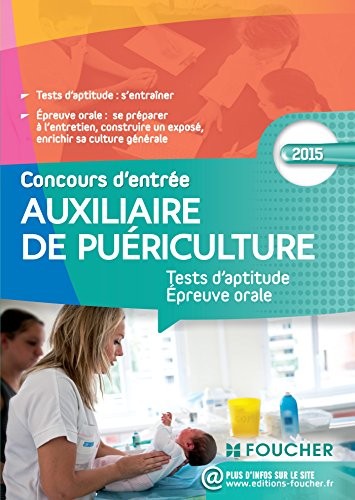 Auxiliaire de puériculture. Tests d'aptitude Epreuve orale Concours d'entrée 2015