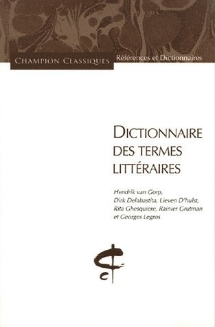 Dictionnaire des termes littéraires