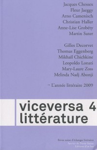 Viceversa littérature, N° 4/2010 :