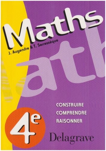 Maths, 4e en SEGPA (Livre de l'élève)