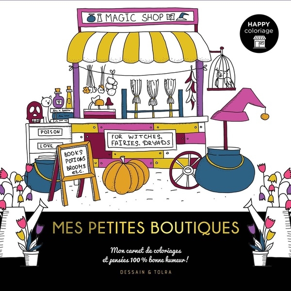 Happy-coloriage Mes petites boutiques