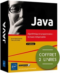 Java - Coffret de 2 livres - Algorithmique et programmation : les bases indispensables (3e édition)