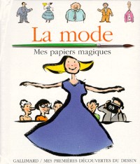 La mode : Je dessine avec un pinceau et de l'eau.