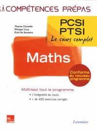 Maths 1re année PCSI-PTSI