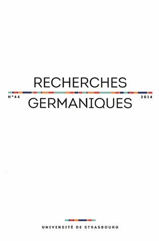 Recherches Germaniques, N 44/2014