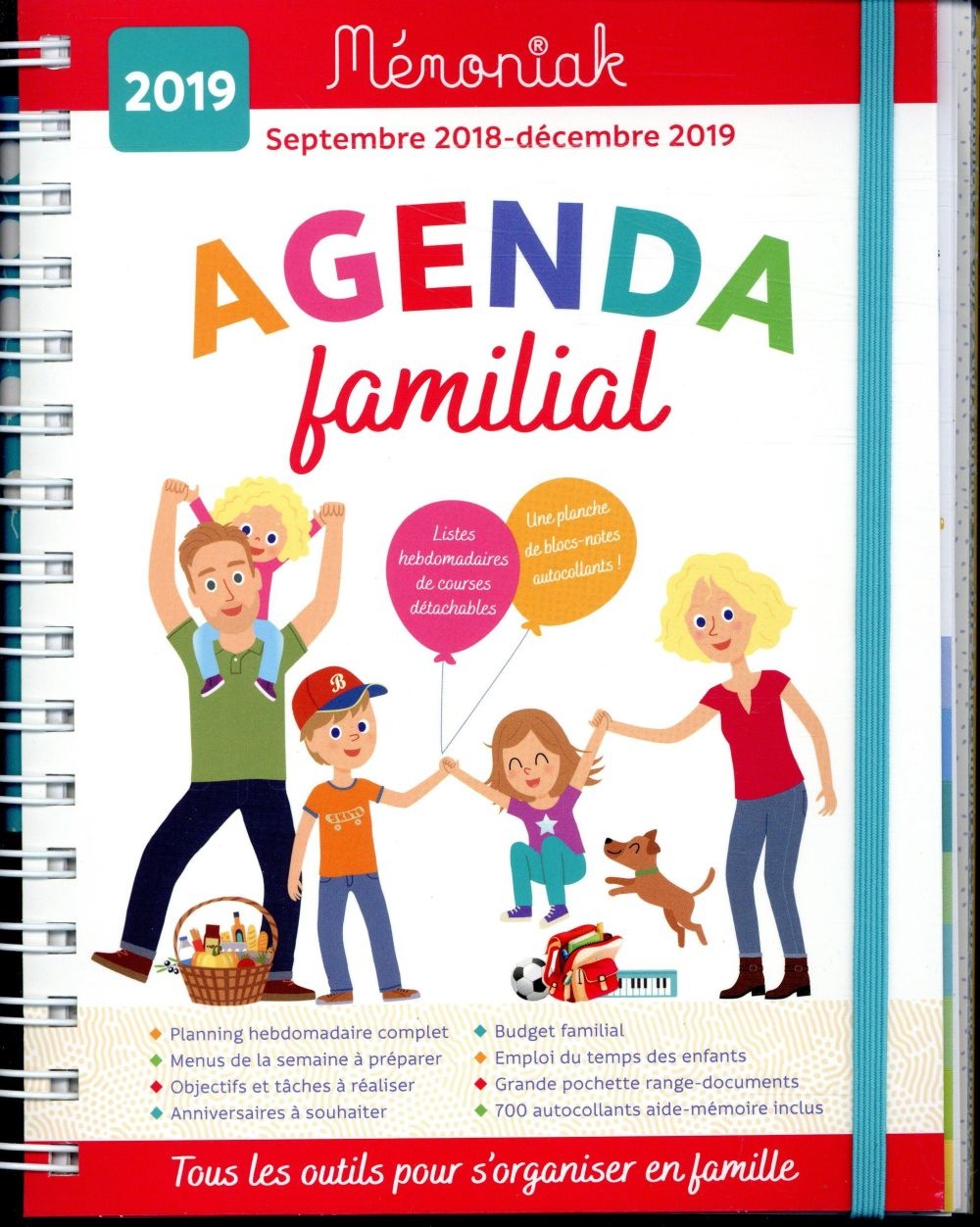 Agenda familial Mémoniak 2018-2019