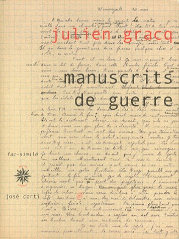Manuscrits de guerre : Edition fac-similé