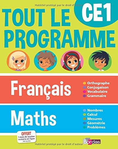 Tout le programme Français/Maths - CE1