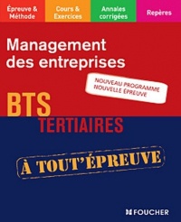 Management des entreprises BTS Nouveau programme Nouvelle épreuve