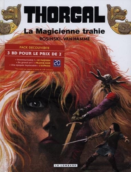 Pack découverte Thorgal 1 - 3 BD pour le prix de 2 : T1 édition spéciale + T2 + T3